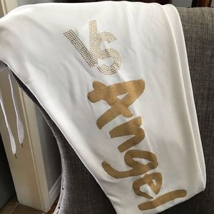 White Victoria’s Secret sweatpants